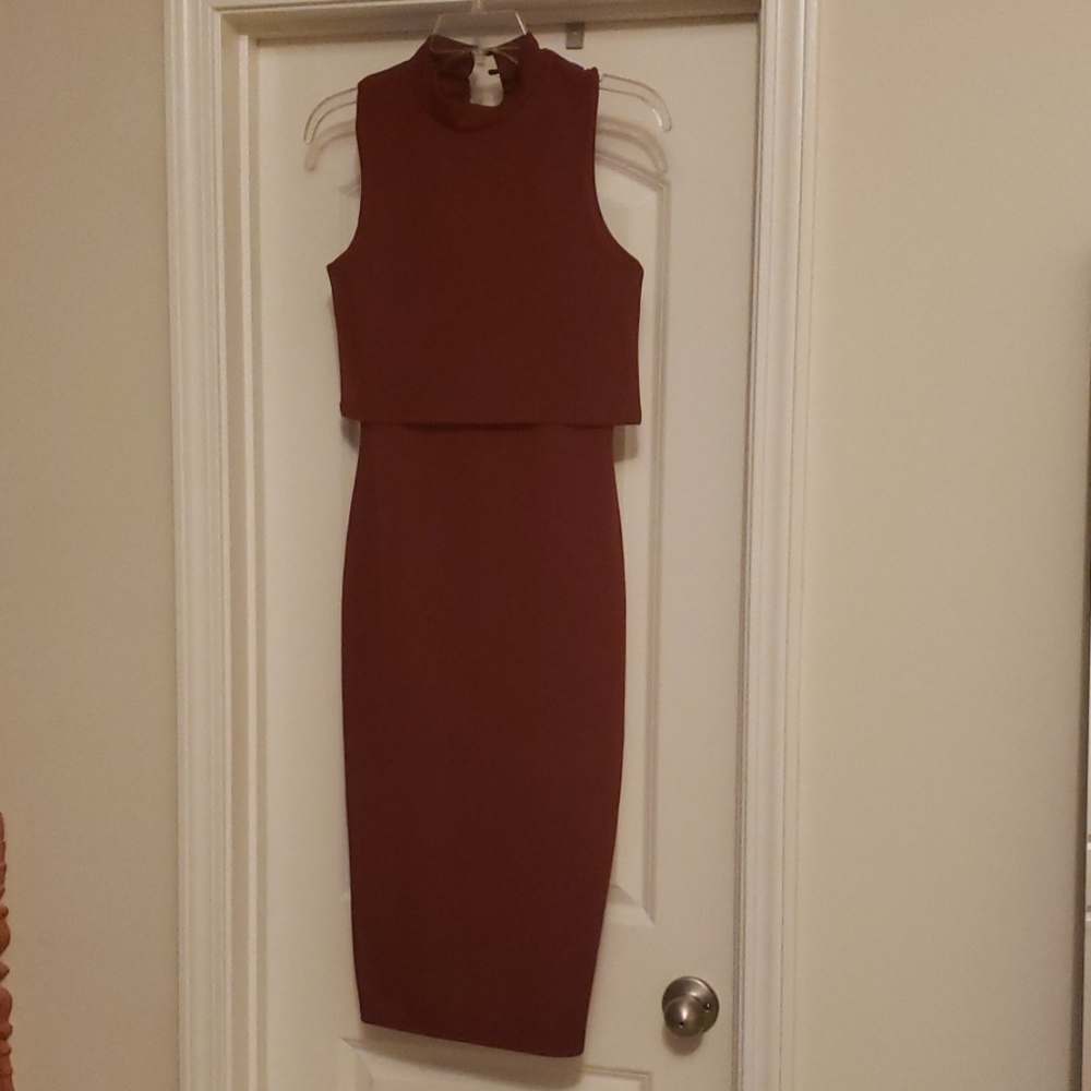 Maroon Dress